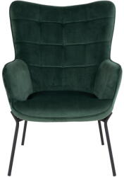 Bonami Essentials Glasgow zöld bársony fotel - House Nordic