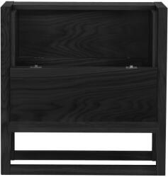 Woodman NewEst fekete tölgyfa bortartó szekrény 59x60 cm - Woodman