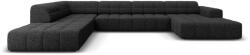 Cosmopolitan Design Antracitszürke sarokkanapé (bal oldali-U alakú) Chicago - Cosmopolitan Design