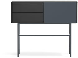 Teulat Fekete-antracitszürke konzolasztal 35x110 cm Nube - Teulat