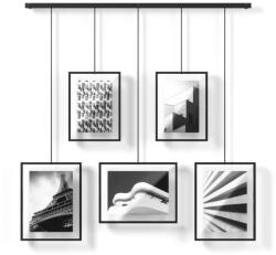 Umbra Fekete fém fali képkeret szett 5 db-os 66x69 cm Exhibit - Umbra