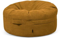 SLOWDOWN Mustársárga kordbársony babzsákfotel Roll 105 - SLOWDOWN