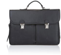 Ferruccio Laconi Brief férfi fekete bőr aktatáska - Ferruccio Laconi