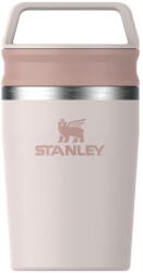 STANLEY Világos rózsaszín rozsdamentes acél termobögre 230 ml Café-To-Go Travel Mug Rose Quartz - Stanley