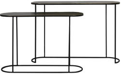 Light & Living Bronzszínű fém konzolasztal szett 2 db-os 28x118 cm Bocov - Light & Living