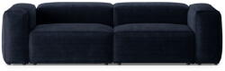 Cosmopolitan Design Sötétkék kordbársony kanapé 264 cm Bergano - Cosmopolitan Design