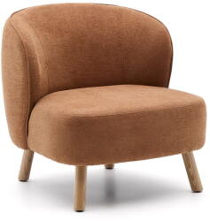 Kave Home Terrakotta színű zsenília fotel Ulit - Kave Home