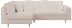 Ropez Bézs buklé sarokkanapé (bal oldali) Ariella - Ropez