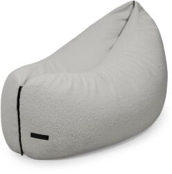 SLOWDOWN Világosszürke buklé gyerek babzsákfotel Clip Clap 115 - SLOWDOWN