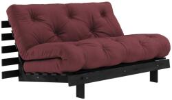 Karup Design Borvörös kinyitható kanapé 140 cm Roots Black Night - Karup Design