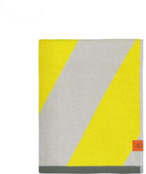 Mette Ditmer Sárga frottír bio pamut törölköző 50x90 cm Diagonal - Mette Ditmer Denmark
