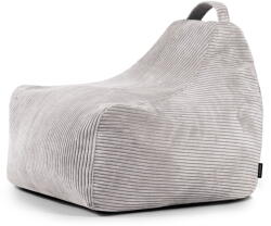 SLOWDOWN Világosszürke kordbársony gyerek babzsákfotel Game Amuse - SLOWDOWN