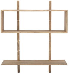 Bloomingville Natúr színű mangófa fali könyvespolc 96, 5x110, 5 cm Millian - Bloomingville