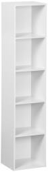 Casa Selección Fehér könyvespolc 30x24x132 cm Cube - Casa Selección