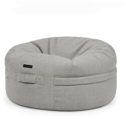 SLOWDOWN Világosszürke buklé babzsákfotel Roll 105 - SLOWDOWN