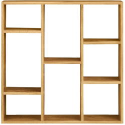 House Nordic Natúr színű többszintes tölgyfa fali polc 15 cm Townsville - House Nordic