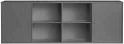 Hammel Furniture Antracitszürke alacsony függő komód 176x61 cm Mistral - Hammel Furniture