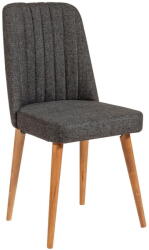 ASIR GROUP Antracitszürke bársony étkezőszék Stormi Sandalye - Kalune Design - bonami - 47 070 Ft