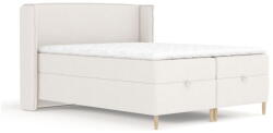 Maison de Reve Krémszínű ágyneműtartós boxspring ágy 180x200 cm Monpelli - Maison de Rêve