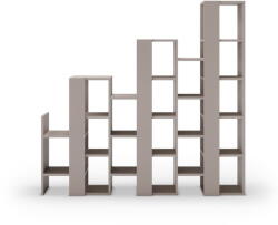 Marckeric Szürkésbézs polcos állvány 158x151 cm Anissa - Marckeric