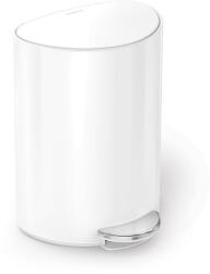 simplehuman Fehér fém pedálos szemetes 6 l - simplehuman