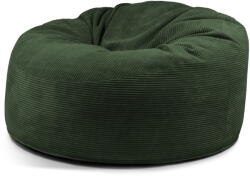 SLOWDOWN Zöld kordbársony babzsákfotel Om 135 - SLOWDOWN
