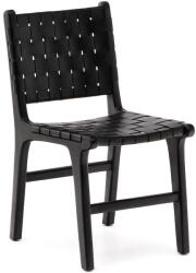 Kave Home Fekete mahagónifa étkezőszék Calixta - Kave Home