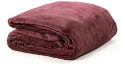 Tiseco Home Studio Borvörös mikroplüss ágytakaró franciaágyra 220x240 cm Cosy - Tiseco Home Studio