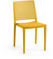 ROJAPLAST Sárga műanyag kerti szék Grid - Rojaplast