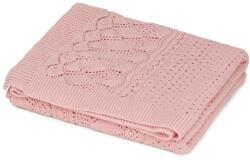 Cam Cam Copenhagen Törtrózsaszín bio pamut kötött gyerek takaró 80x100 cm Sorbet - Cam Cam Copenhagen