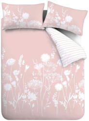 Catherine Lansfield Fehér-rózsaszín kétszemélyes-hosszabbított ágyneműhuzat 230x220 cm Meadowsweet Floral - Catherine Lansfield