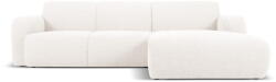 Micadoni Fehér buklé sarokkanapé (jobb oldali) Molino - Micadoni Home - bonami - 590 740 Ft