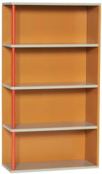 Hübsch Narancssárga kőrisfa fali könyvespolc 60x109 cm Apollo - Hübsch