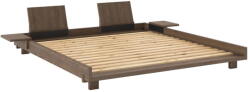Karup Barna borovi fenyő franciaágy ágyráccsal 180x200 cm Social - Karup Design - bonami - 359 542 Ft