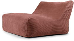 SLOWDOWN Téglavörös kordbársony babzsákfotel Sofa Lounge - SLOWDOWN