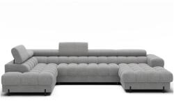 Eltap Szürke buklé kinyitható sarokkanapé (bal oldali-U alakú) Feraria - ELTAP