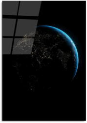 Wallity Üveg kép 70x100 cm Earth - Wallity