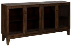 Ixia Barna mangófa tálalószekrény 180x87x35 cm Ravi - Ixia