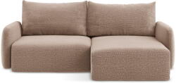 Makamii Világosbarna kinyitható-tárolóhelyes sarokkanapé (jobb oldali) Kalena - Makamii - bonami - 565 592 Ft