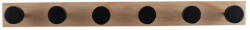 PT LIVING Fekete borovi fenyő fali fogas Knobs - PT LIVING - bonami - 6 280 Ft