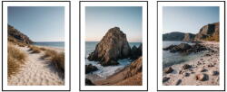 knor Kép szett 3 db-os 30x40 cm Rocky Coast