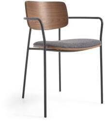 Kave Home Szürke-barna étkezőszék Maureen - Kave Home