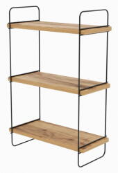 ASIR GROUP Natúr színű többszintes fali polc tölgyfa dekorral 40 cm Pulalis - Kalune Design