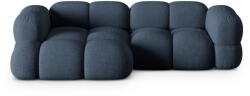 Cosmopolitan Design Sötétkék sarokkanapé (bal oldali-heverő résszel) Loretto - Cosmopolitan Design