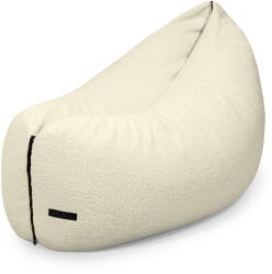 SLOWDOWN Krémszínű buklé gyerek babzsákfotel Clip Clap 115 - SLOWDOWN