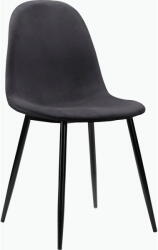 Støraa Sötétszürke bársony étkezőszék szett 4 db-os Monza - Støraa