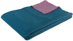 Hübsch Cozy lila-zöld pamut pléd, 130 x 200 cm - Hübsch