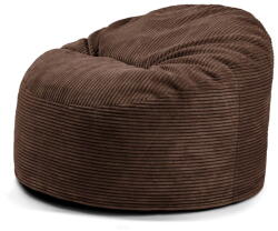 SLOWDOWN Sötétbarna kordbársony gyerek babzsákfotel Om 85 - SLOWDOWN