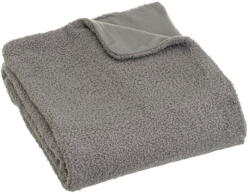 Casa Selección Szürke sherpa takaró 130x160 cm Sherpa Bouclé - Casa Selección
