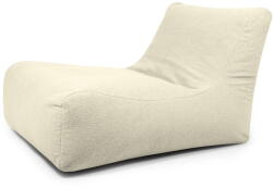 SLOWDOWN Krémszínű buklé babzsákfotel Lounge 100 - SLOWDOWN